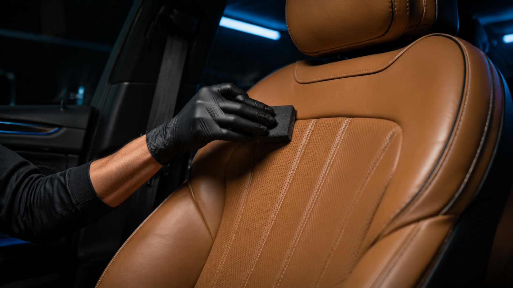 1-Year Leather Ceramic Coating Ceramic Coating example